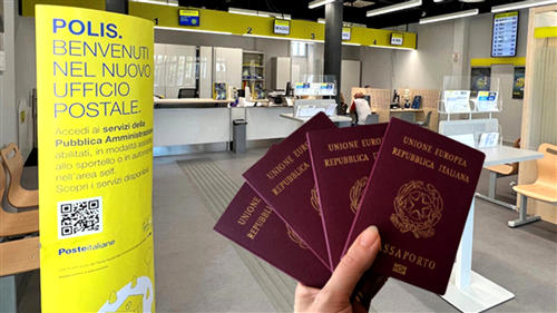Rilascio o rinnovo passaporto